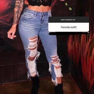 You go girlfriend Fashion nova Boyfriend Jeans